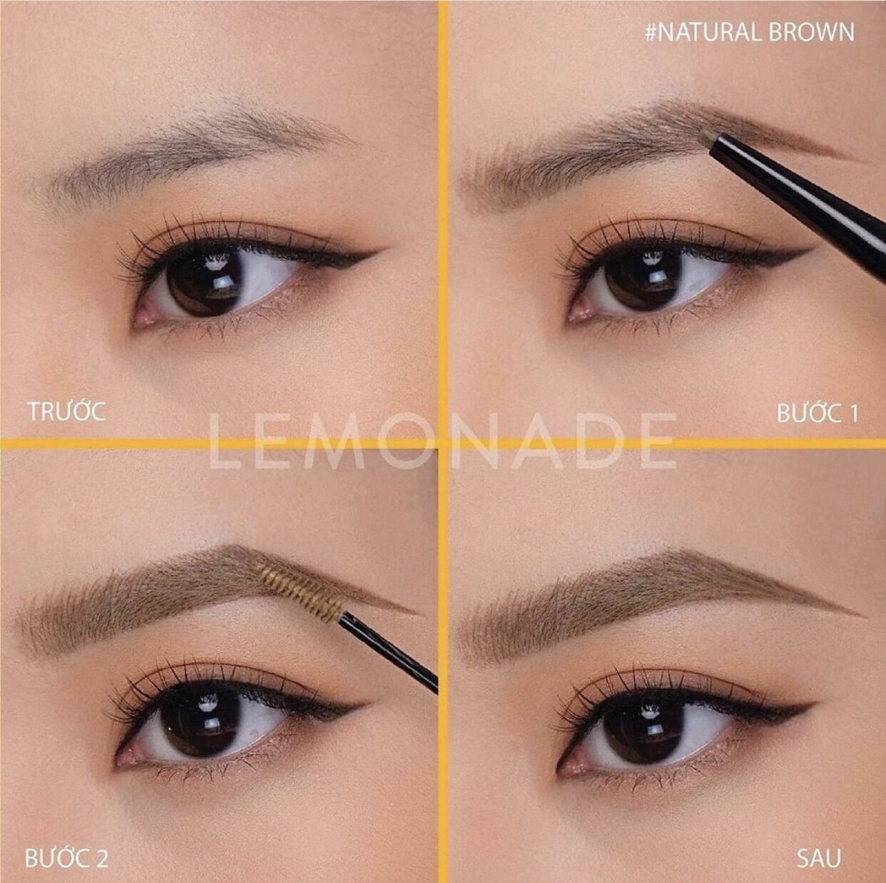 [ mẫu mới 2023 ] Chì kẻ mày 2 đầu Lemonade Want It Got It Dual Eyebrow
