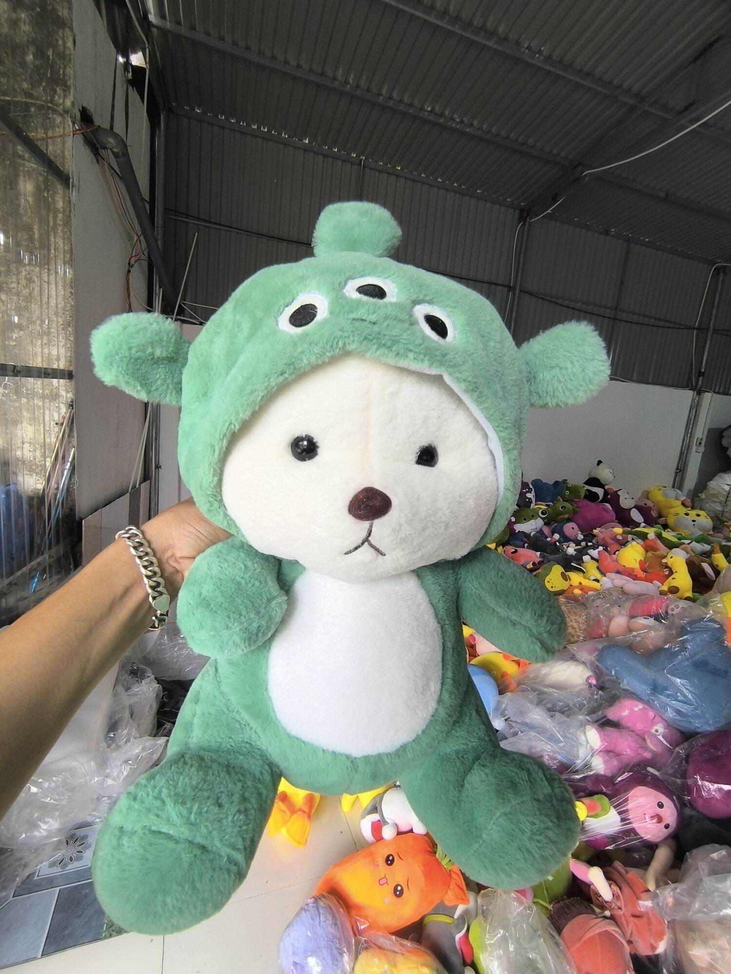 gấu bông lena đội mũ đáng yêu