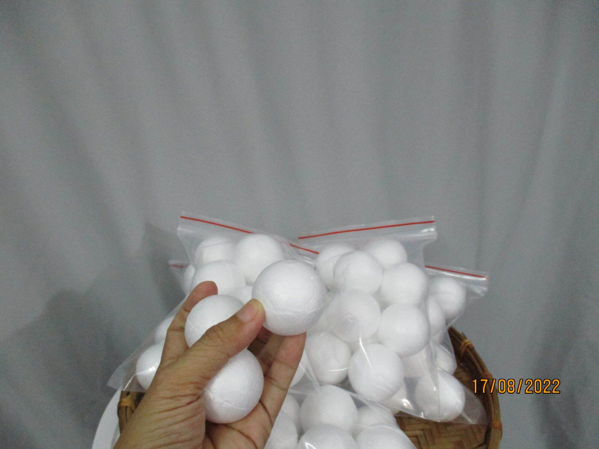 nụ xốp tròn 3.5cm dùng làm hoa siêu rẻ (10 nụ)