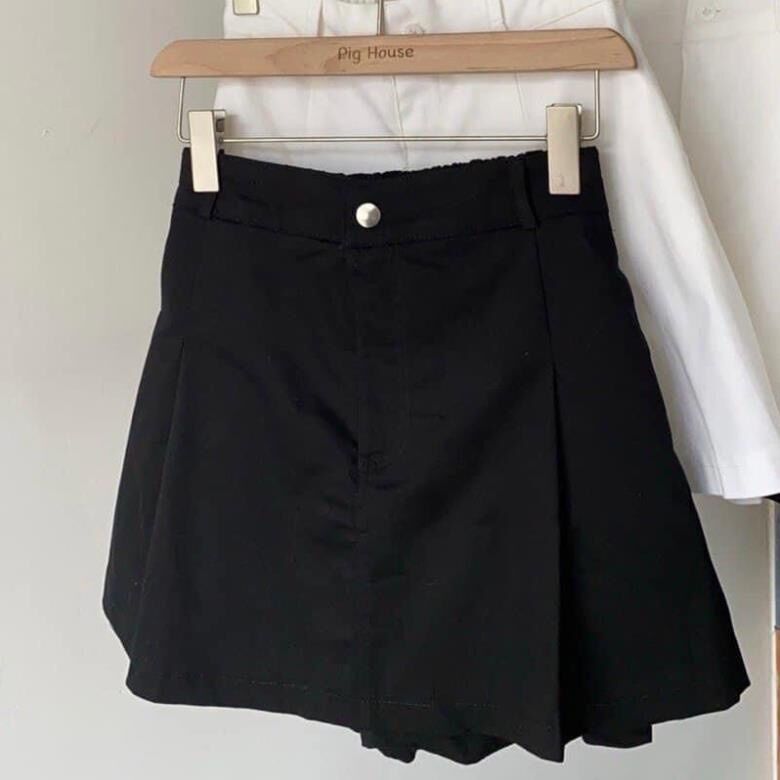 Chân váy Quần váy kaki lưng thun