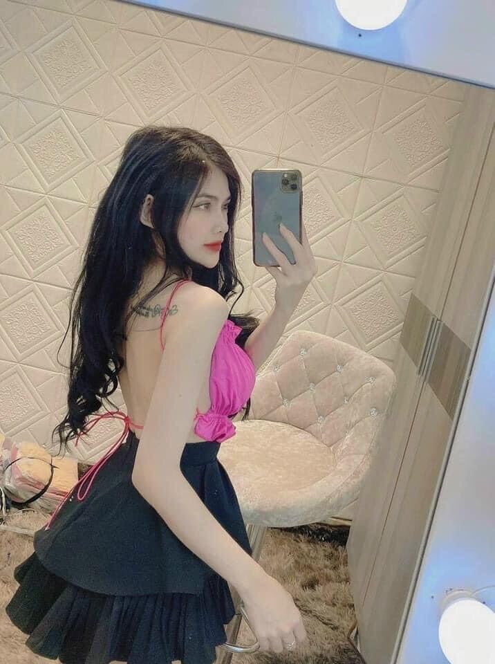 Áo croptop ống cột dây kèm mút ngực