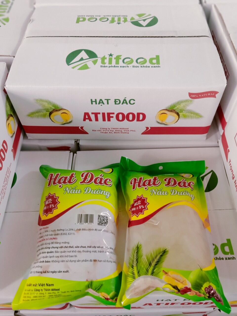 Combo 3kg Hạt đác nấu đường Atifood