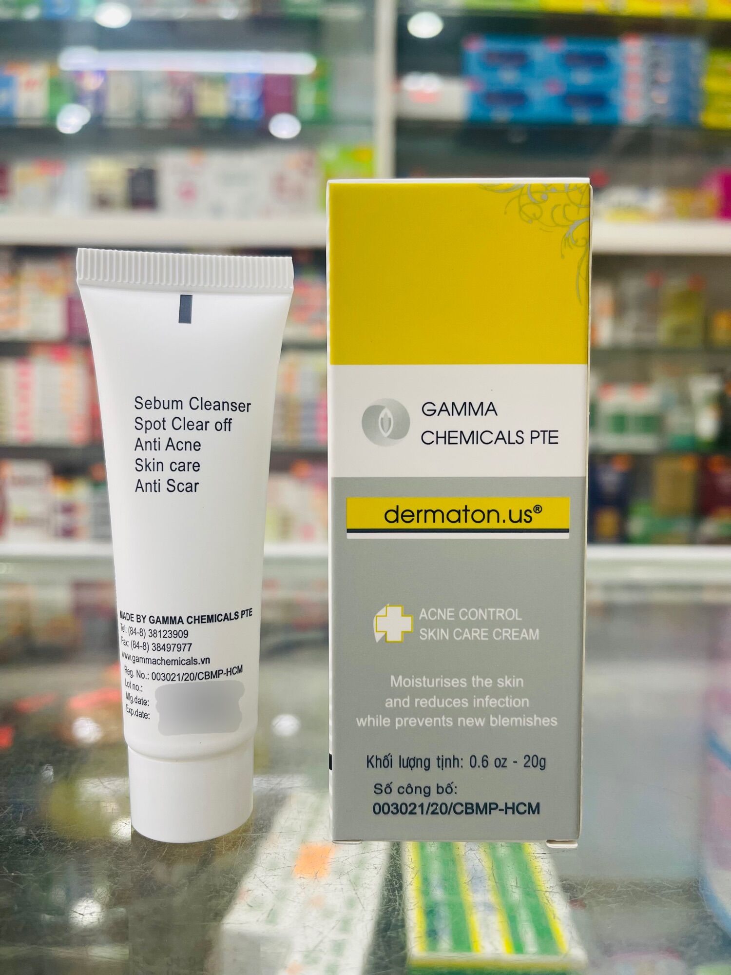 [HCM]Kem trị mụn ngừa thâm Dermaton.us - 20 gram