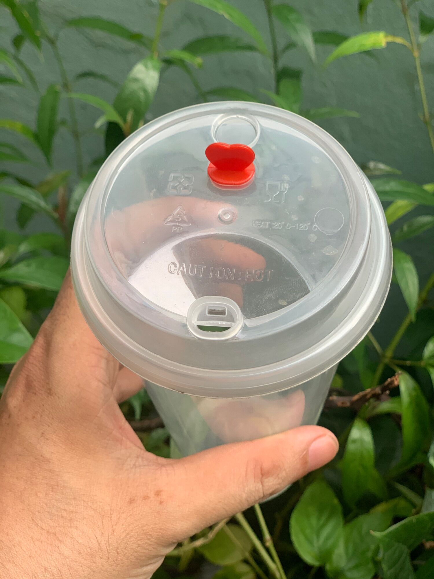 Hot combo ly nhựa pp cứng 500ml nắp tim 50 ly + 50 nắp