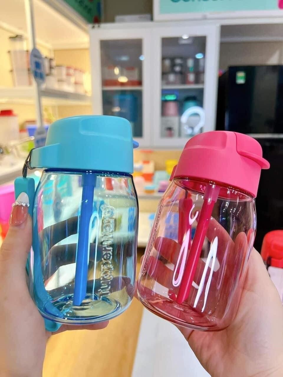 Bình nước minilohas ống hút Tup