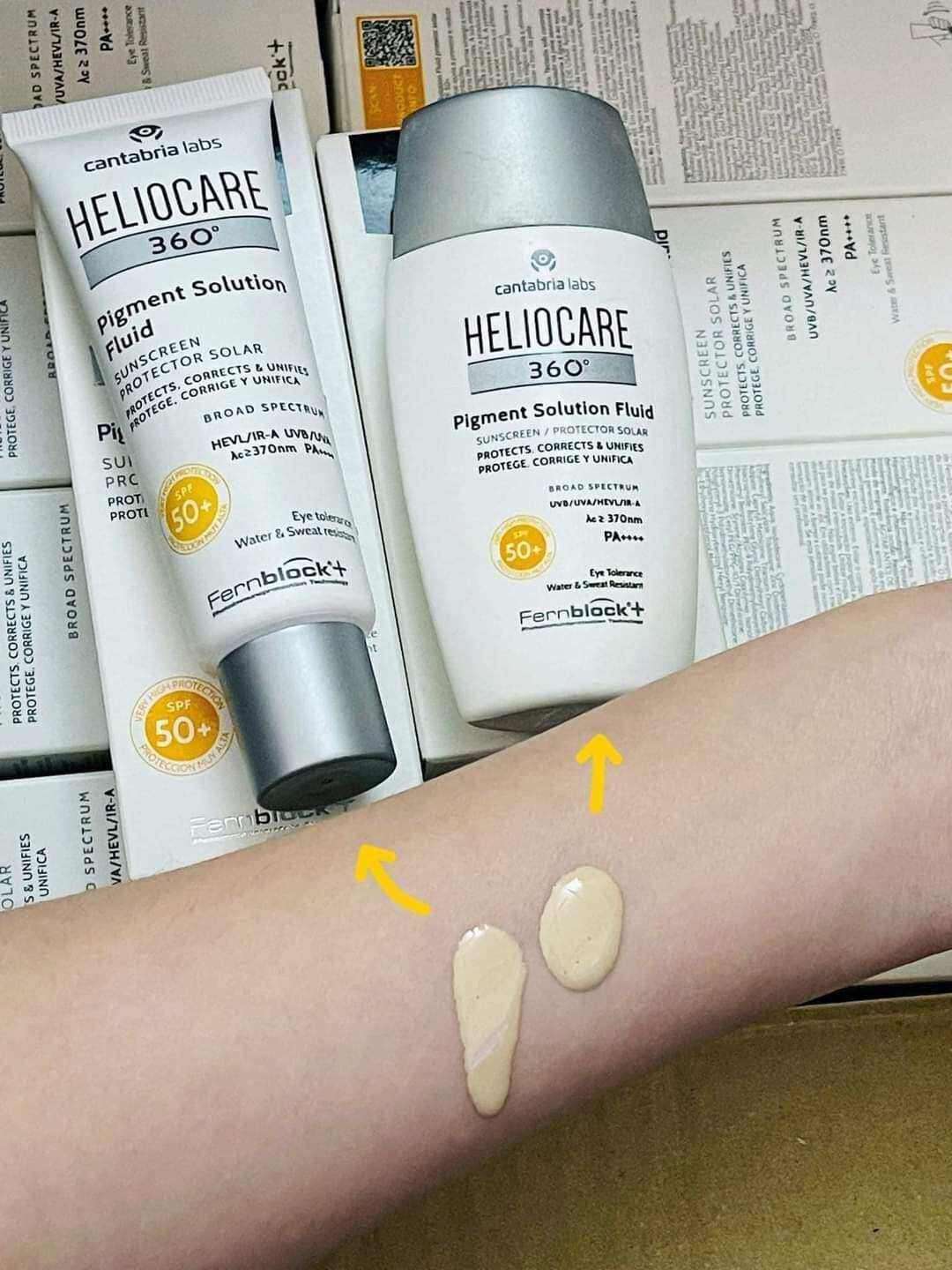 [Mẫu Mới] KEM CHỐNG NẮNG Heliocare Pigment Solution Fluid SPF 50+