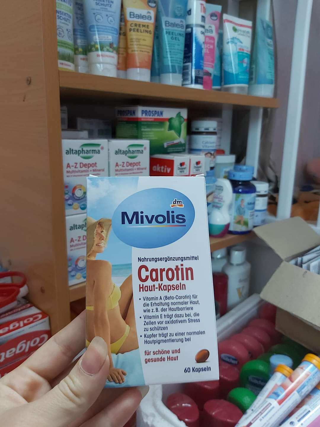 Viên uống chống nắng đức Mivolis đức hàng chính hãng
