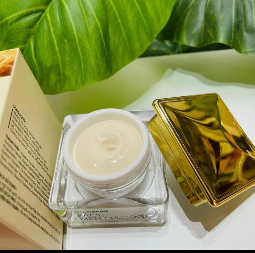 Kem Men Face Gạo X3  hũ 30gr [ Chất Kem Lotion ] ( tặng 1 sữa rửa mặt gạo 40ml )