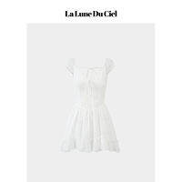 La lune Du ciel | Đầm V-neck Túi Xéo Dáng Ôm Eo Mùa Hè Ngọt Ngào
