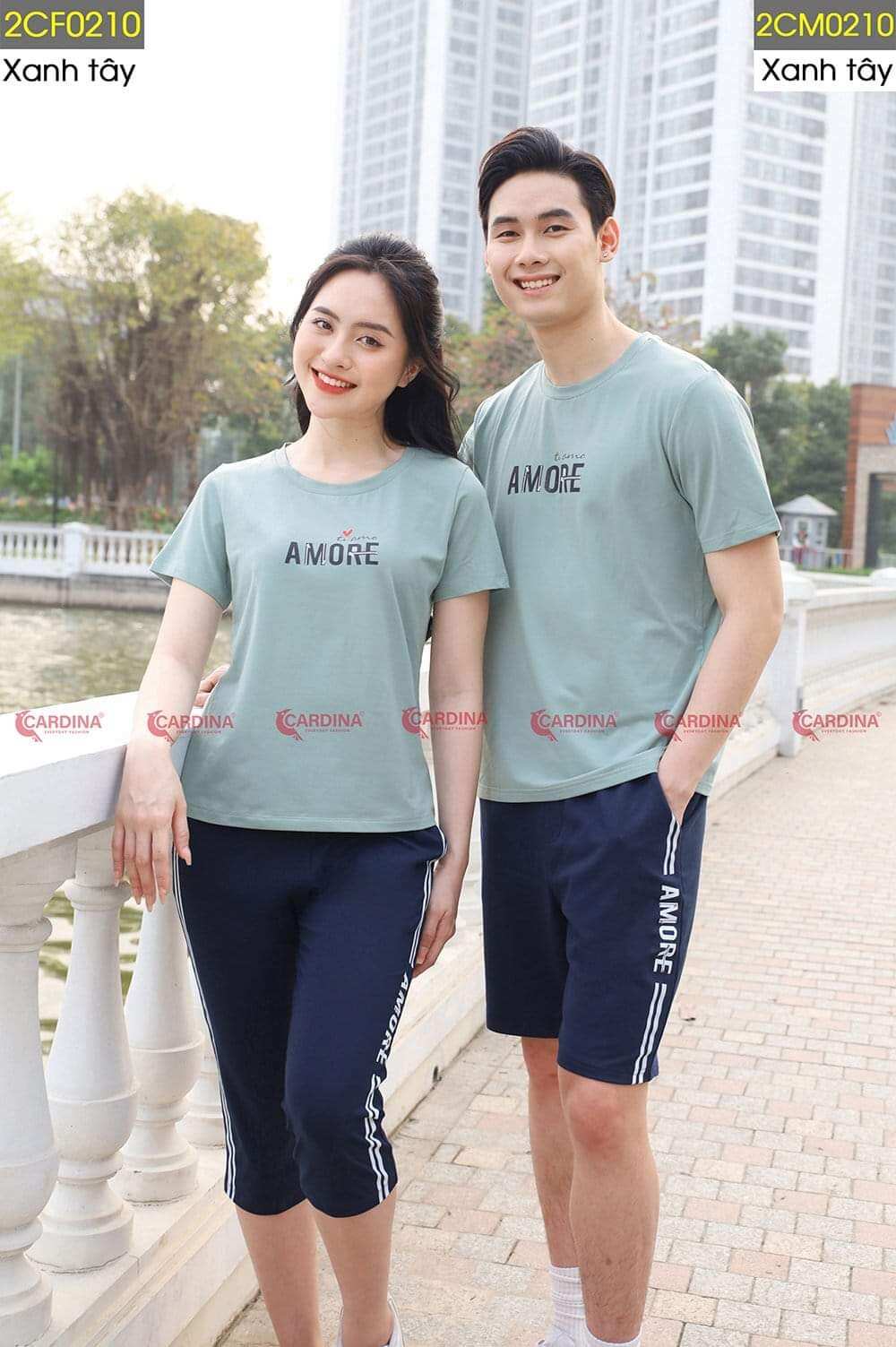Bộ cotton nữ cao cấp cardina