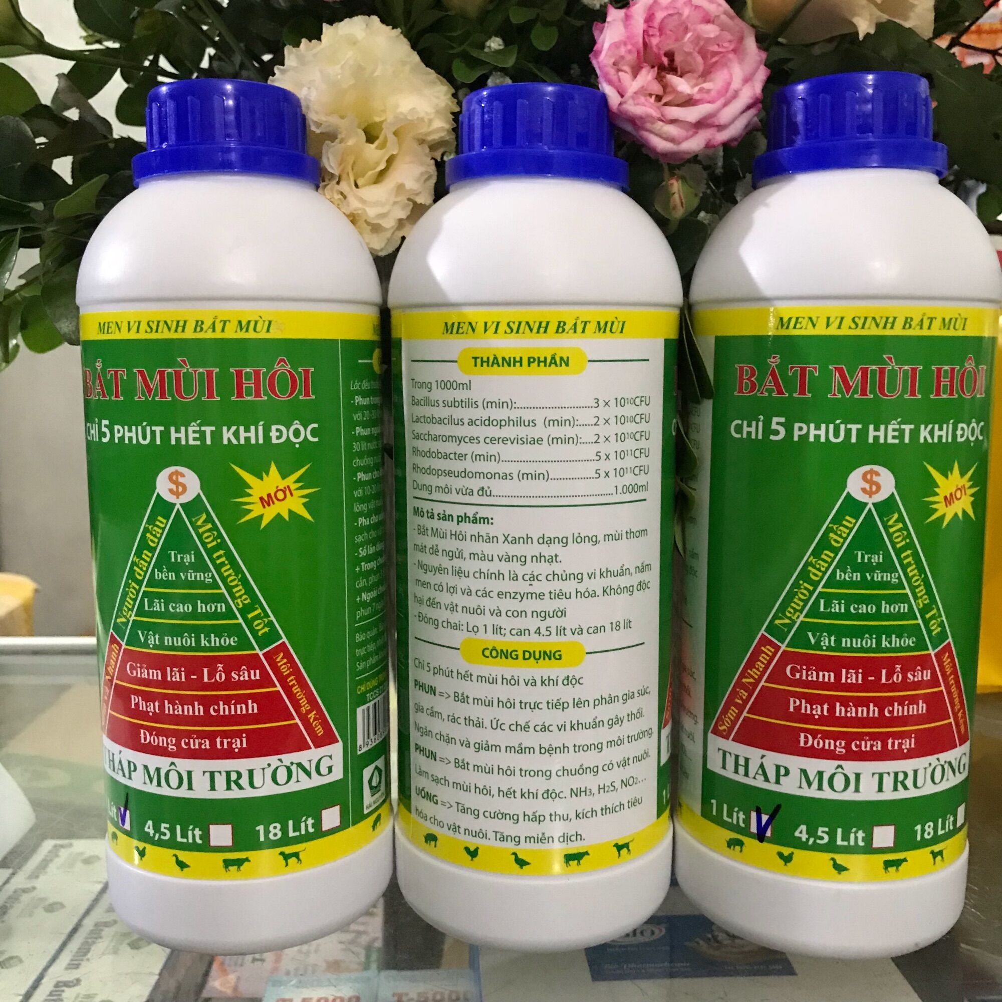 Bắt mùi hôi chuồng trại chai 1L