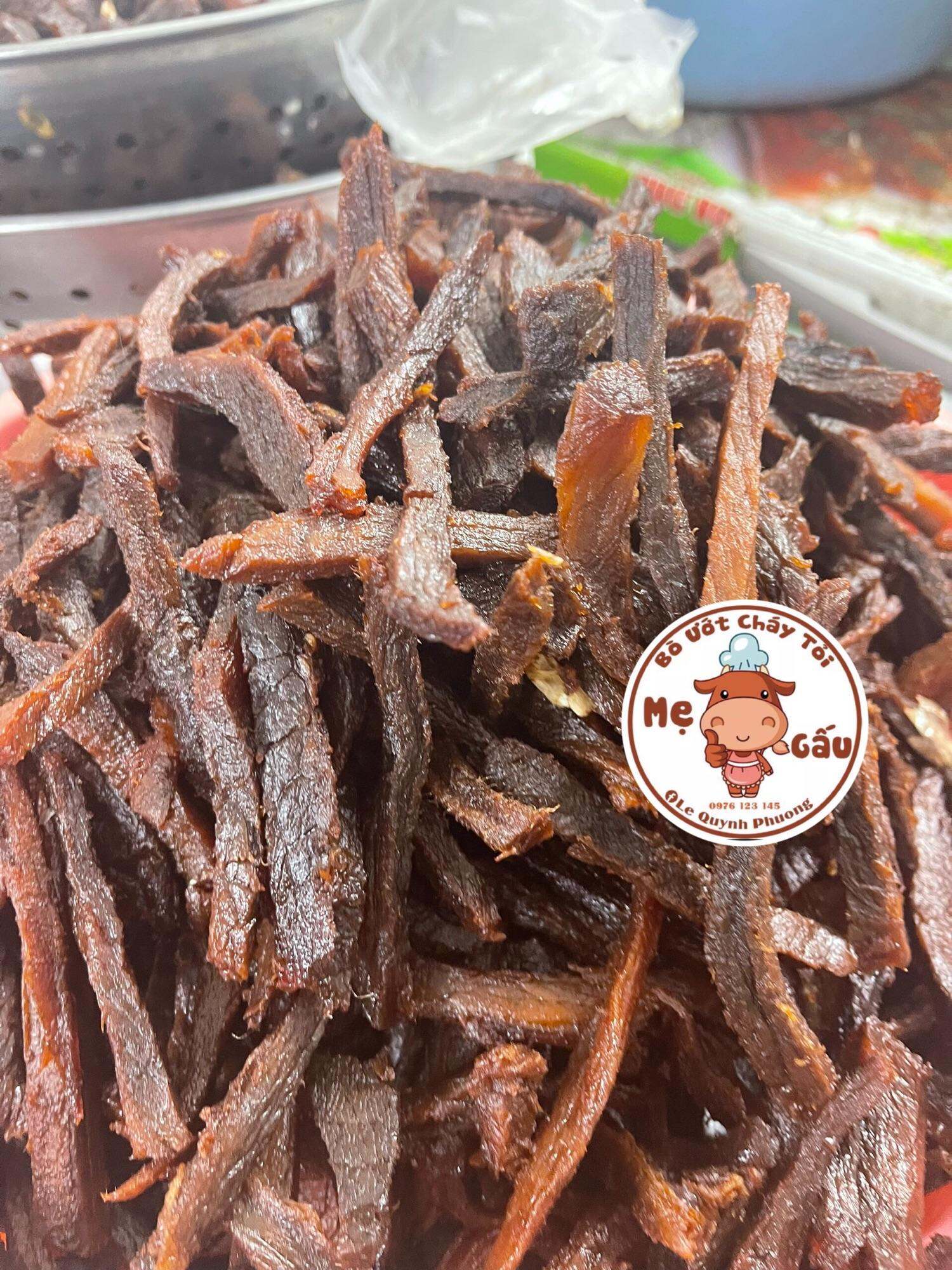 BÒ ƯỚT QUE CHÁY TỎI THƠM NGON 200gr