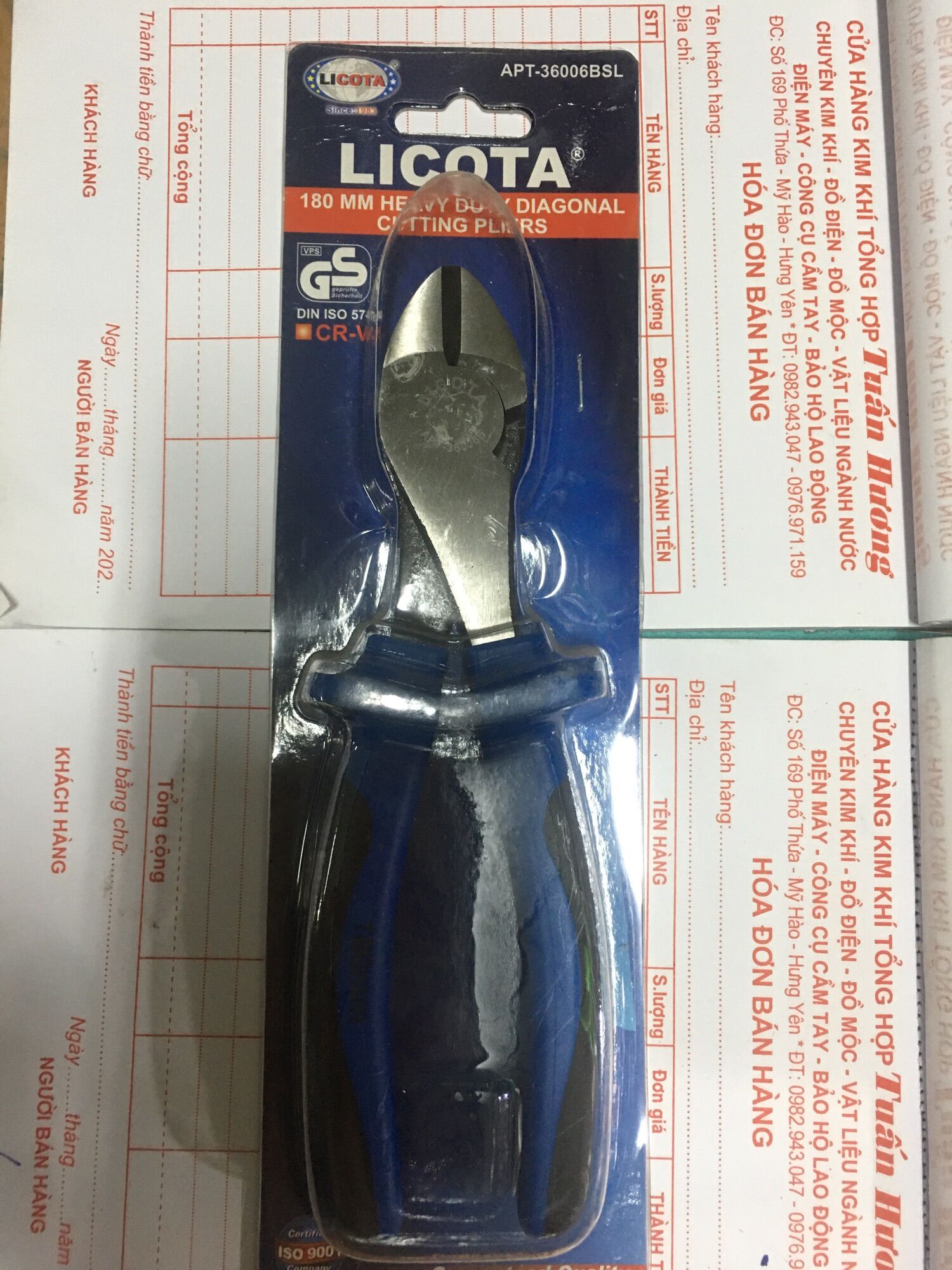 Kìm cắt Licota 180mm chính hãng
