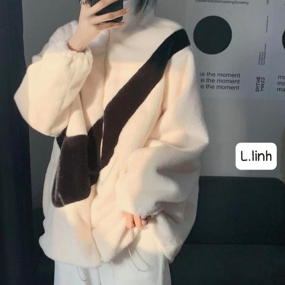 Khoác lông nike về thêm