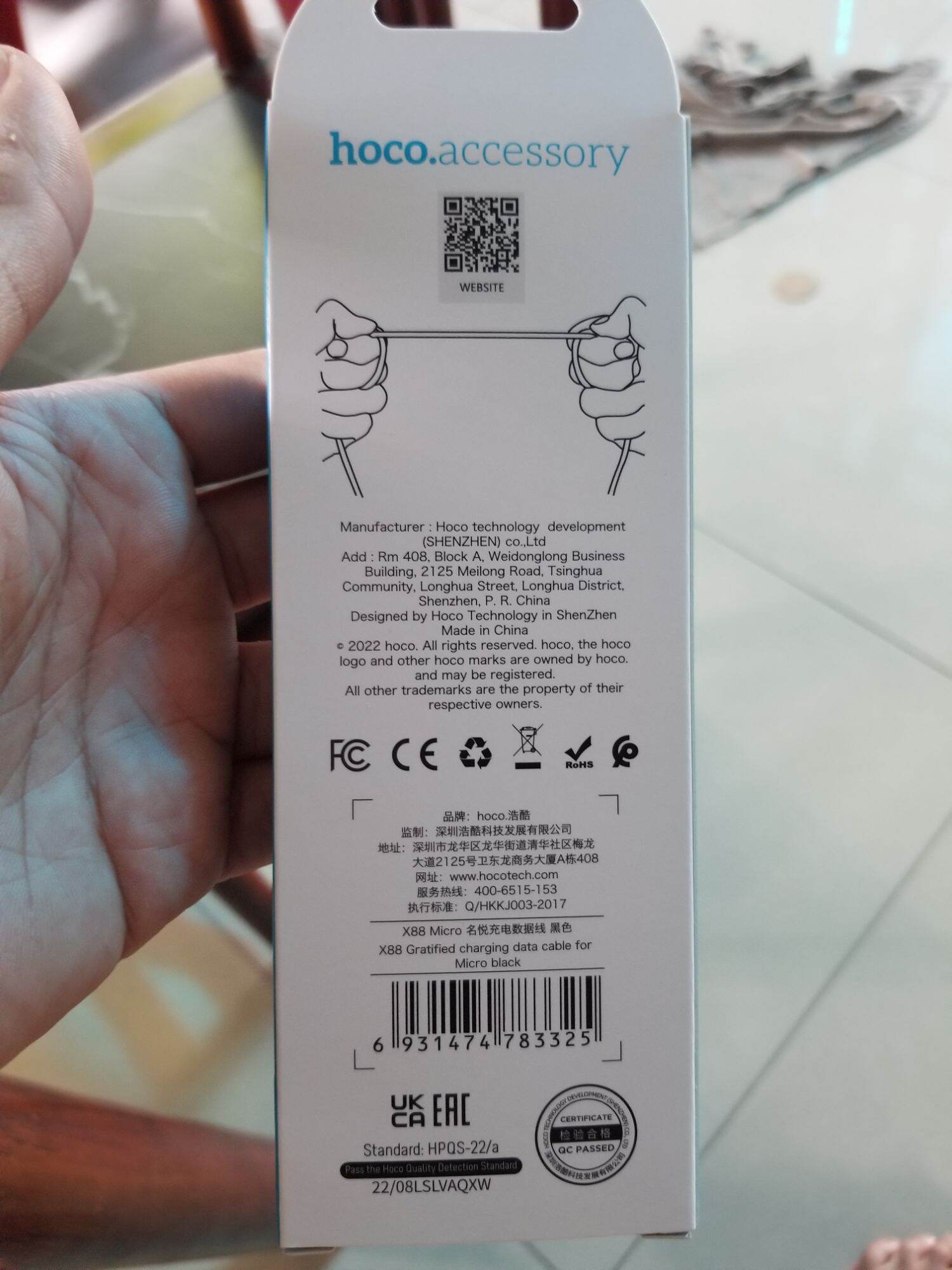 (micro usb) Cáp sạc nhanh 2.4A hoco x88