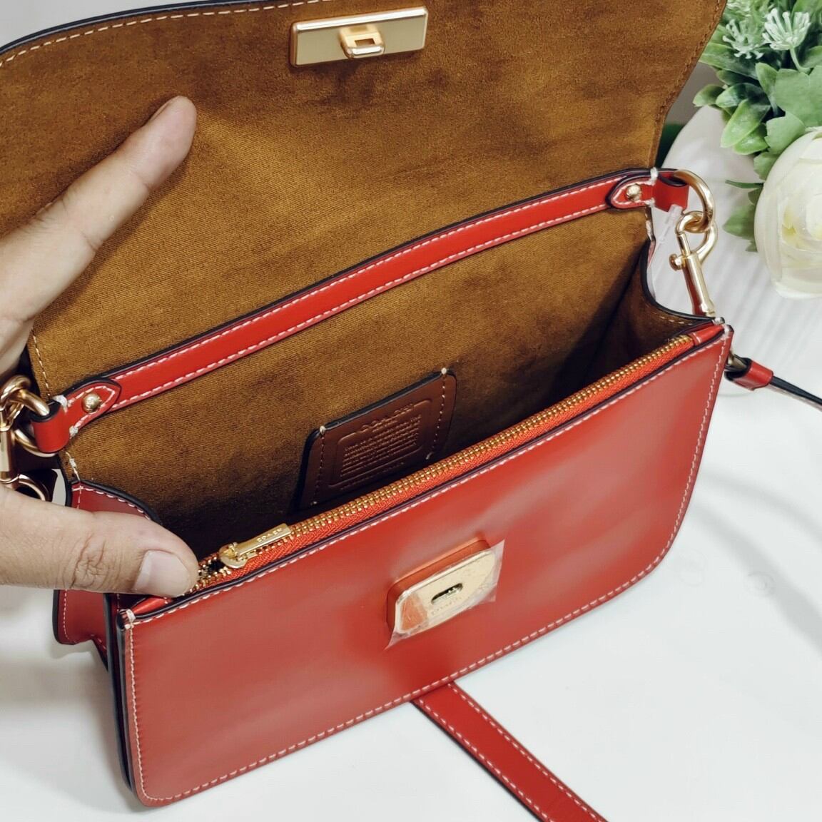 Coac.h Brynn Shoulder Bag da thật siêu sang chảnh