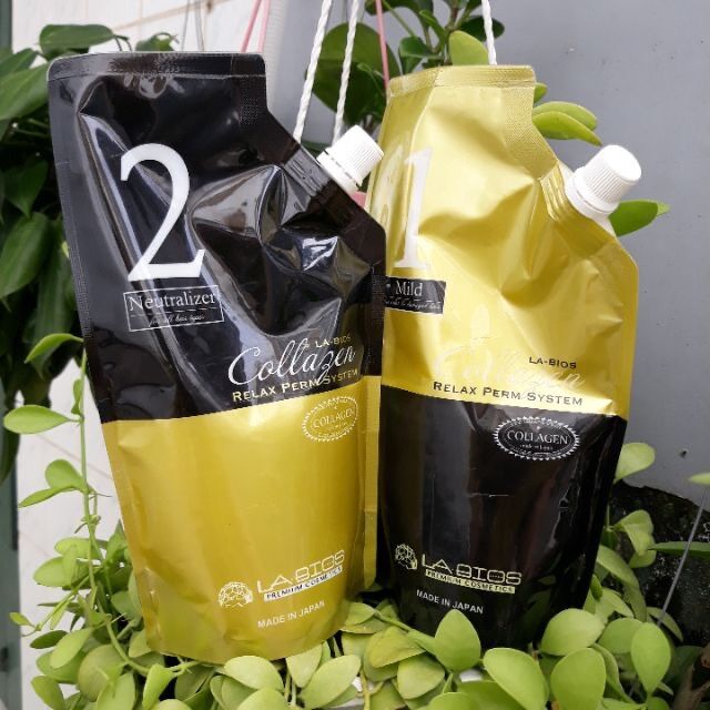 CẶP UỐN DUỖI TÓC SIÊU BÓNG MƯỢT CAO CẤP NHẬT BẢN COLLAGEN LABIOS 400ml