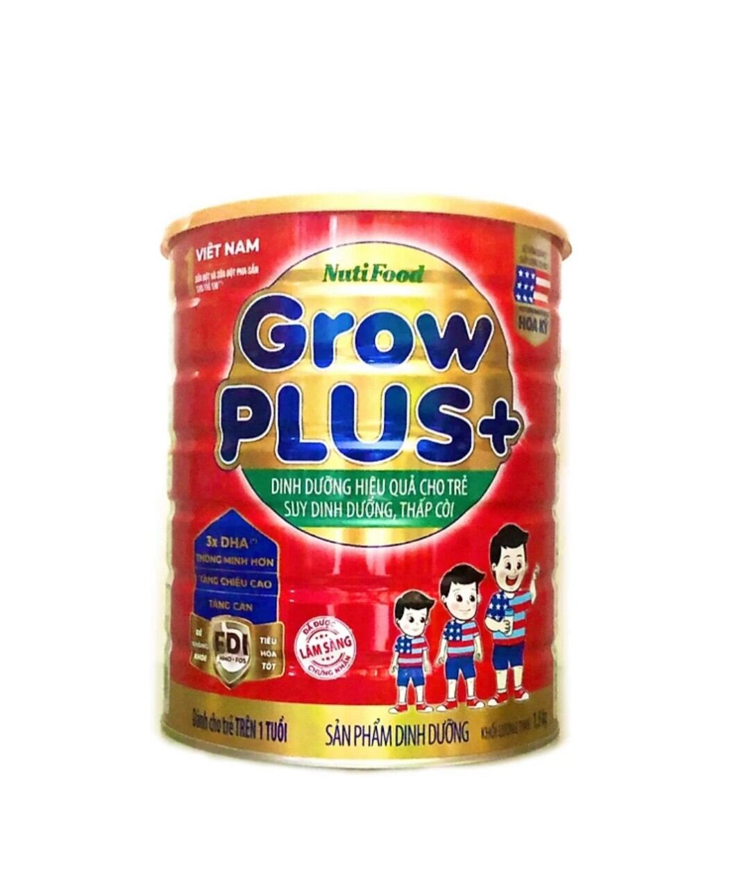 Sữa Bột Nutifood Growplus+ đỏ 1.5 kg