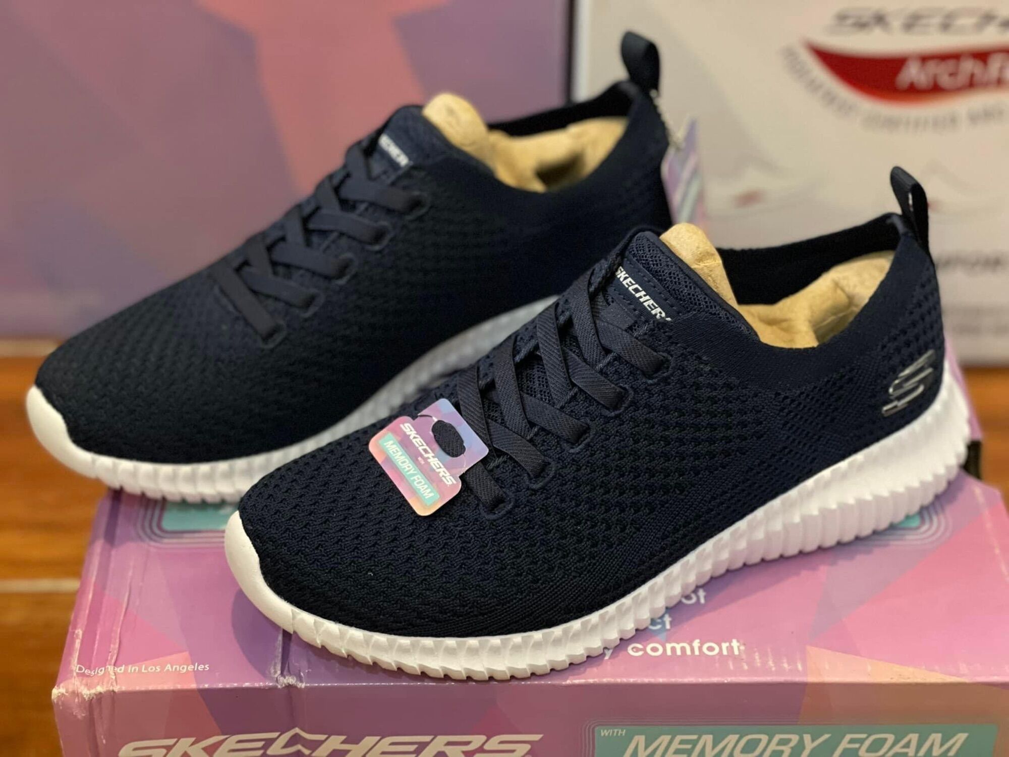 SKECHERS - GIÀY THỂ THAO NỮ SKECHERS MEMORY FOAM