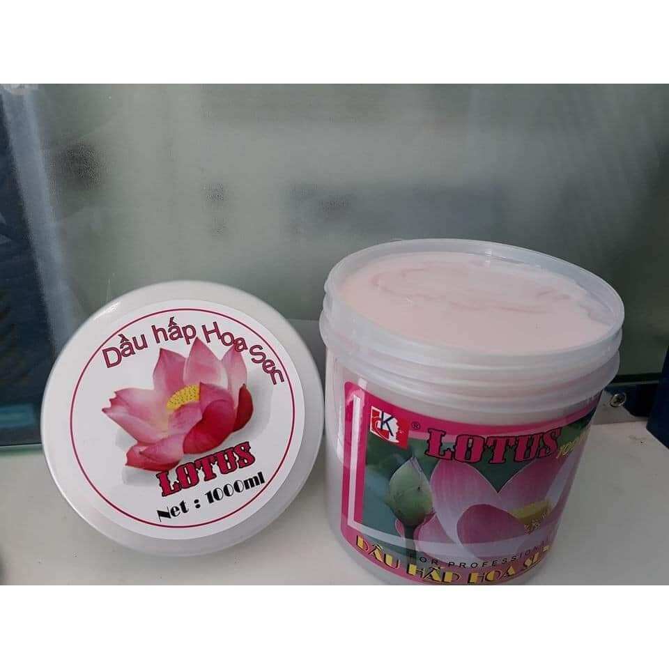 KEM Ủ TÓC SIÊU MƯỢT HOA SEN 1000ML