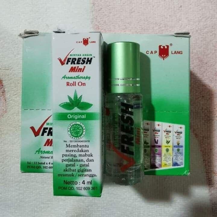 Dầu Gió tinh dầu thảo dược Vfresh 4ml các loại
