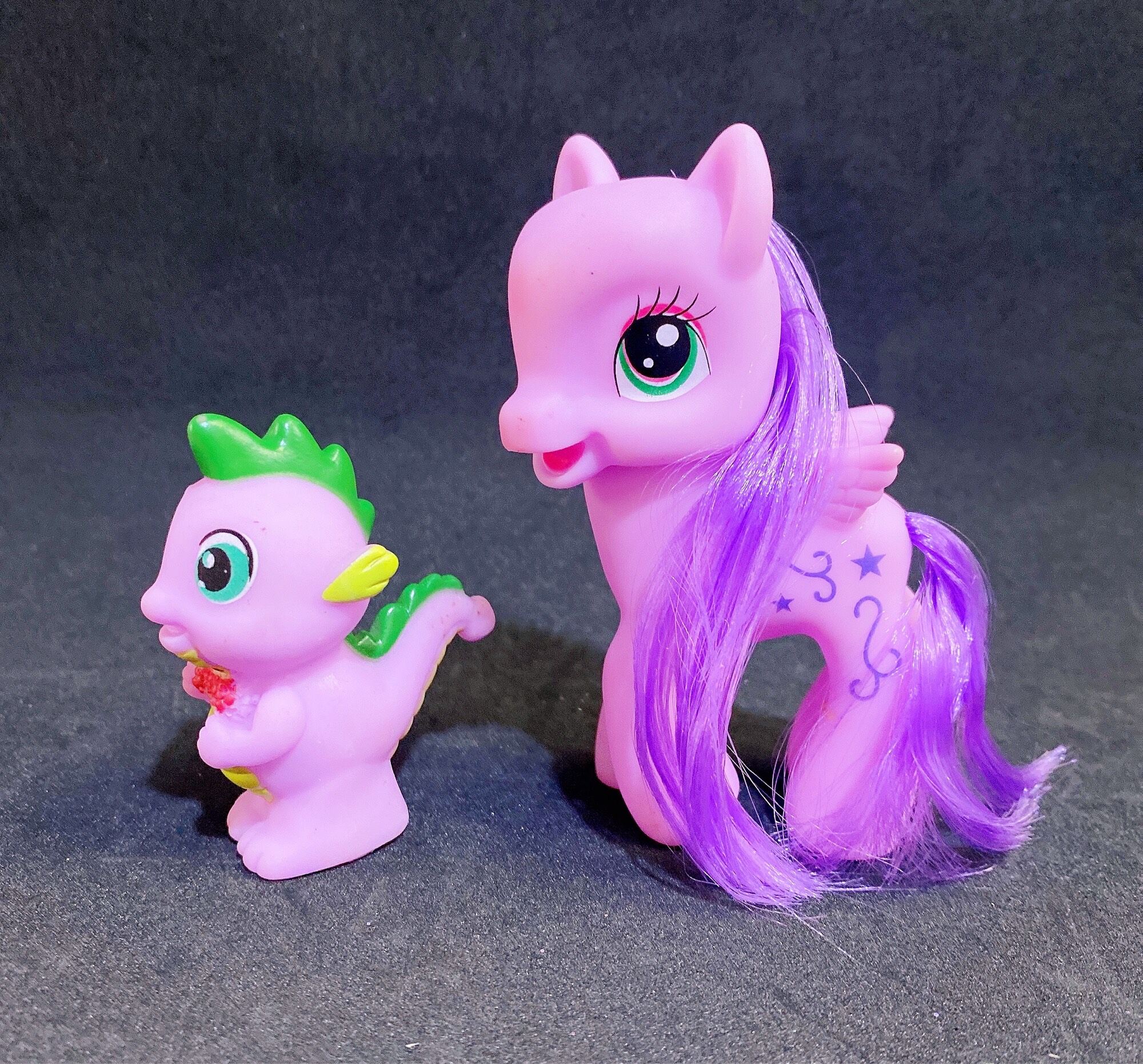 Mô hình ngựa pony - 2 con màu tím