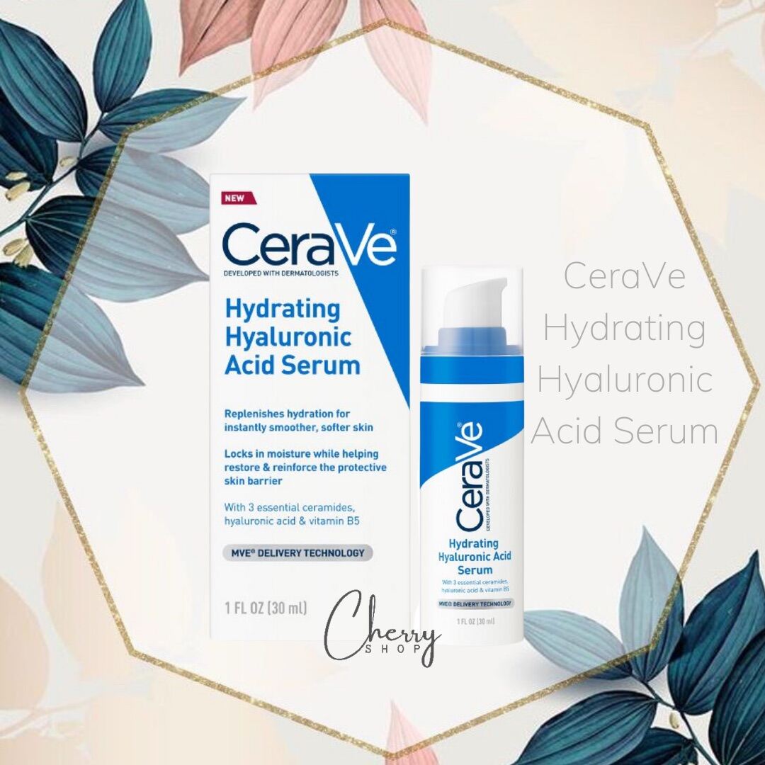 [Hcm][Hàng Usa] Tinh Chất Serum Cấp Nước Chuyên Sâu Cerave Hydrating Hyaluronic Acid Serum (30Ml)