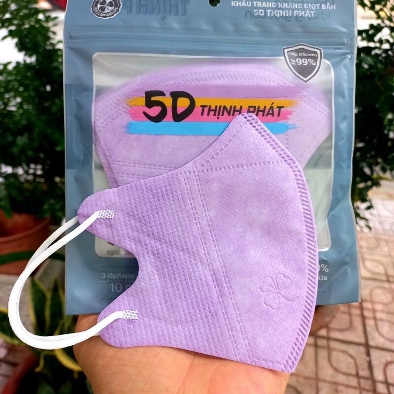 THÙNG 100 CÁI KHẨU TRANG 5D TP