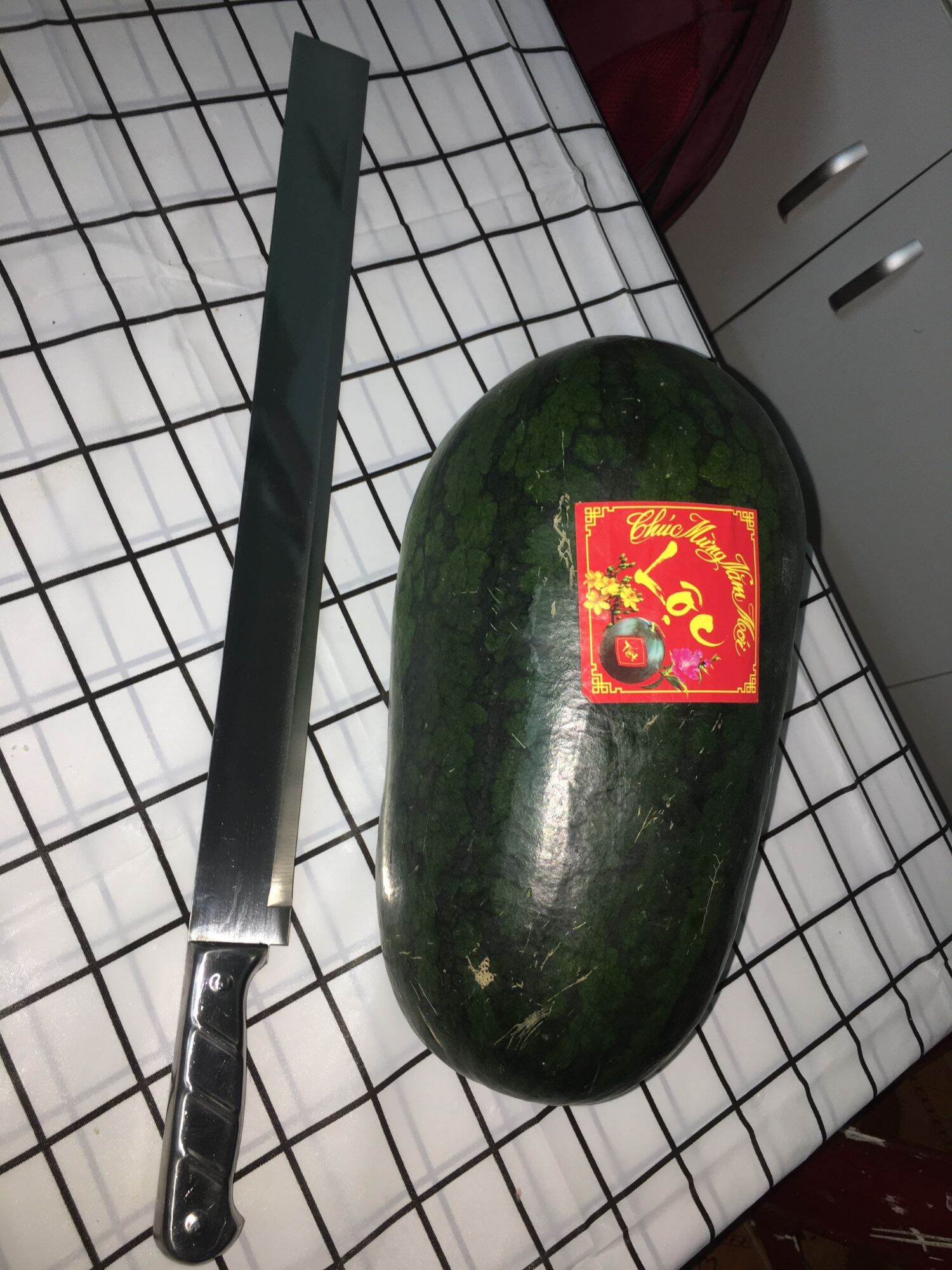 [GIÁ SỐC][ĐỘC LẠ] dao bổ dưa hấu 55cm phục vụ cho công việc nông nghiệp, Không Gỉ, Bền Đẹp, Siêu Sắc Bén, Hàng Chất Lượng - Dụng Cụ Bếp AZ