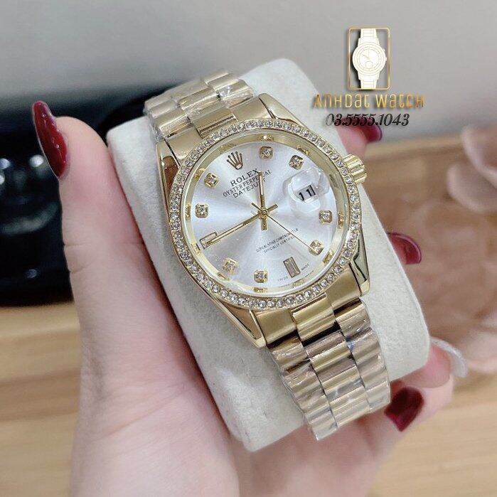 Đồng hồ nam rolex đẹp mã rl3007 s8 - màu trắng lịch lãm sang trọng
