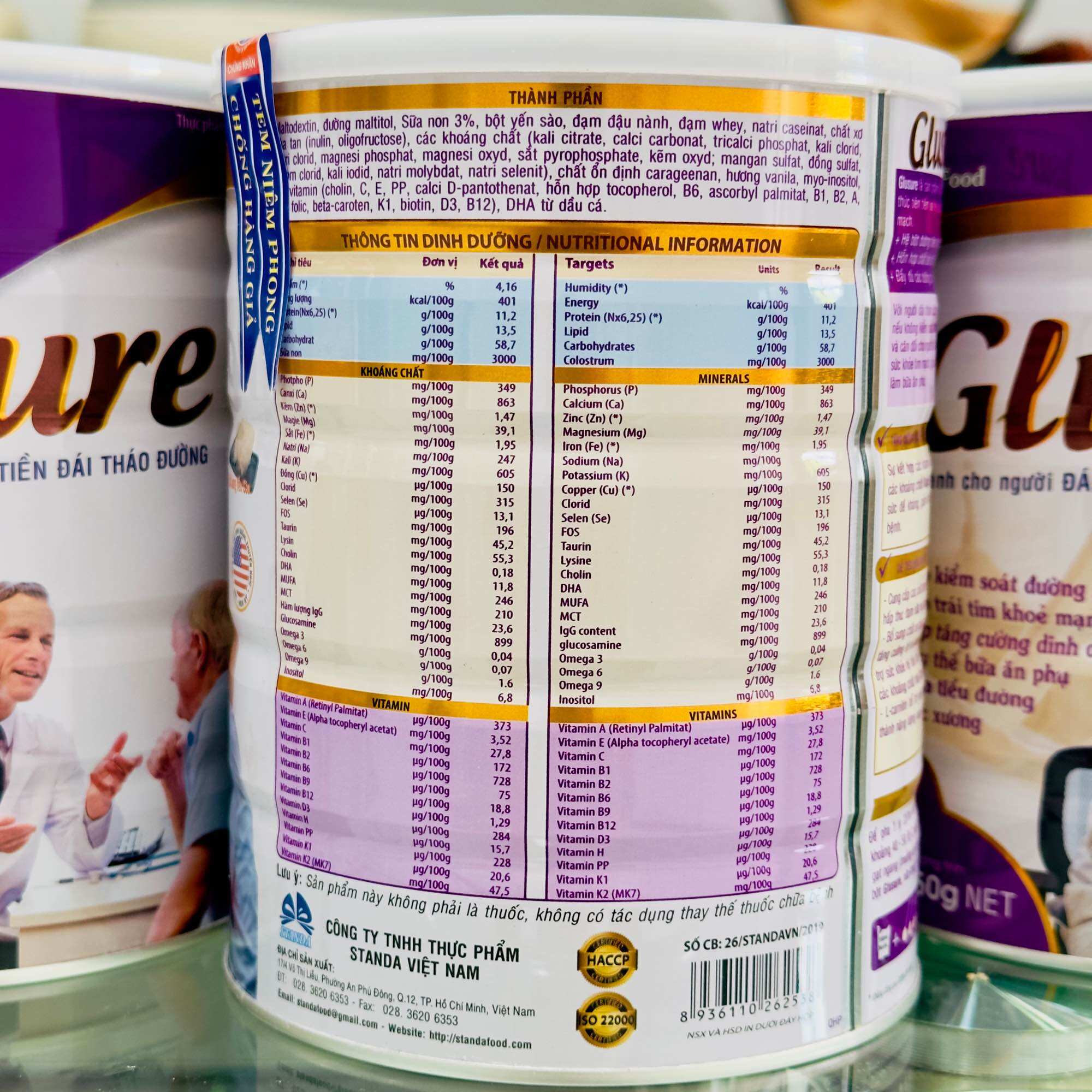 Sữa tiểu đường glusure
