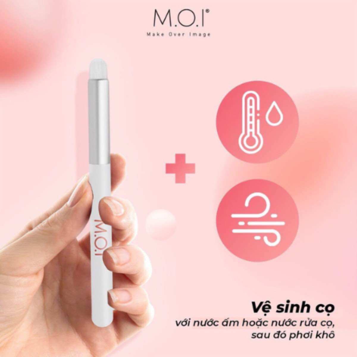 Cọ tán son môi MOI lông mềm mượt, dễ đánh son