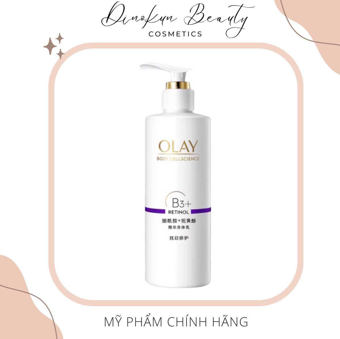 Dưỡng thể olay b3+ retinol tuýp 65ml cao cấp dưỡng ẩm trắng da vượt trội