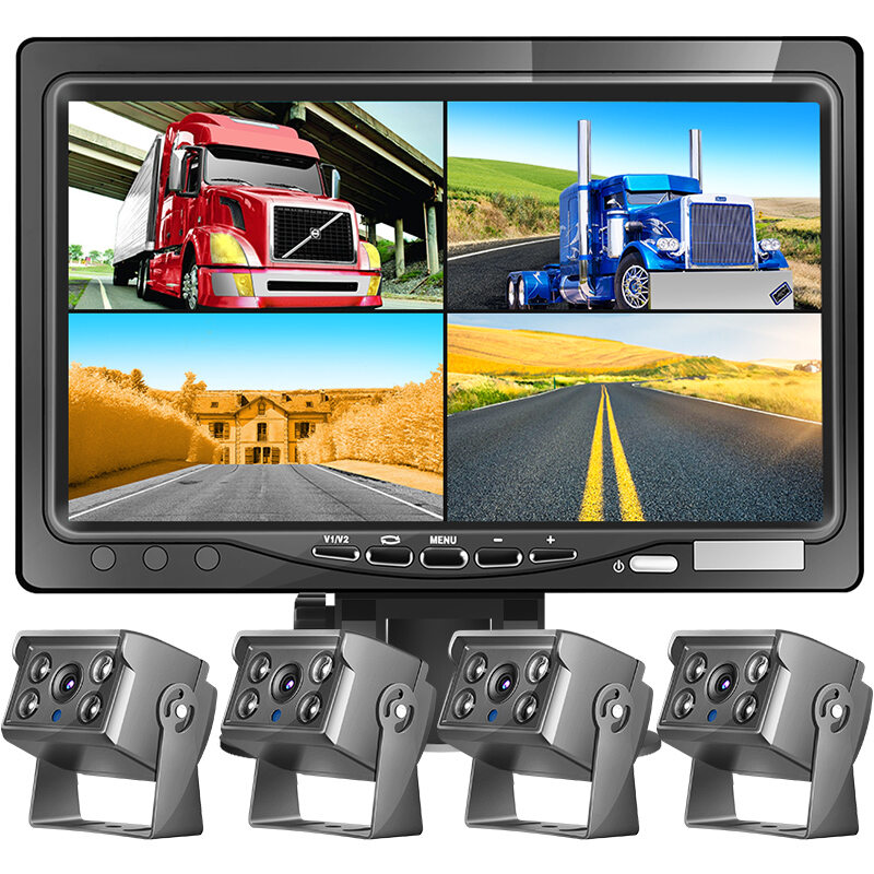 lushuntong | Parking Location 360-degree Panoramic Reversing High Definition Night Vision Four-way Surveillance Dashcam Giá 7,608,000 Đồng*Miễn phí vận chuyển