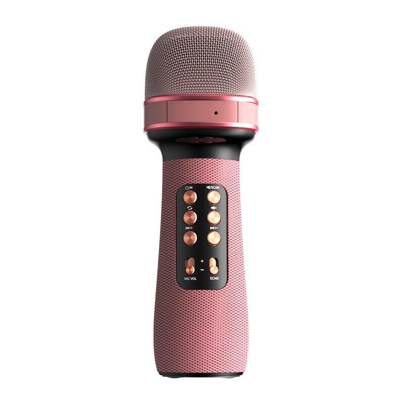 Ws898 bluetooth micro hát karaoke cho trẻ em sử dụng tại nhà âm thanh tích hợp hát giải trí micro có nắp