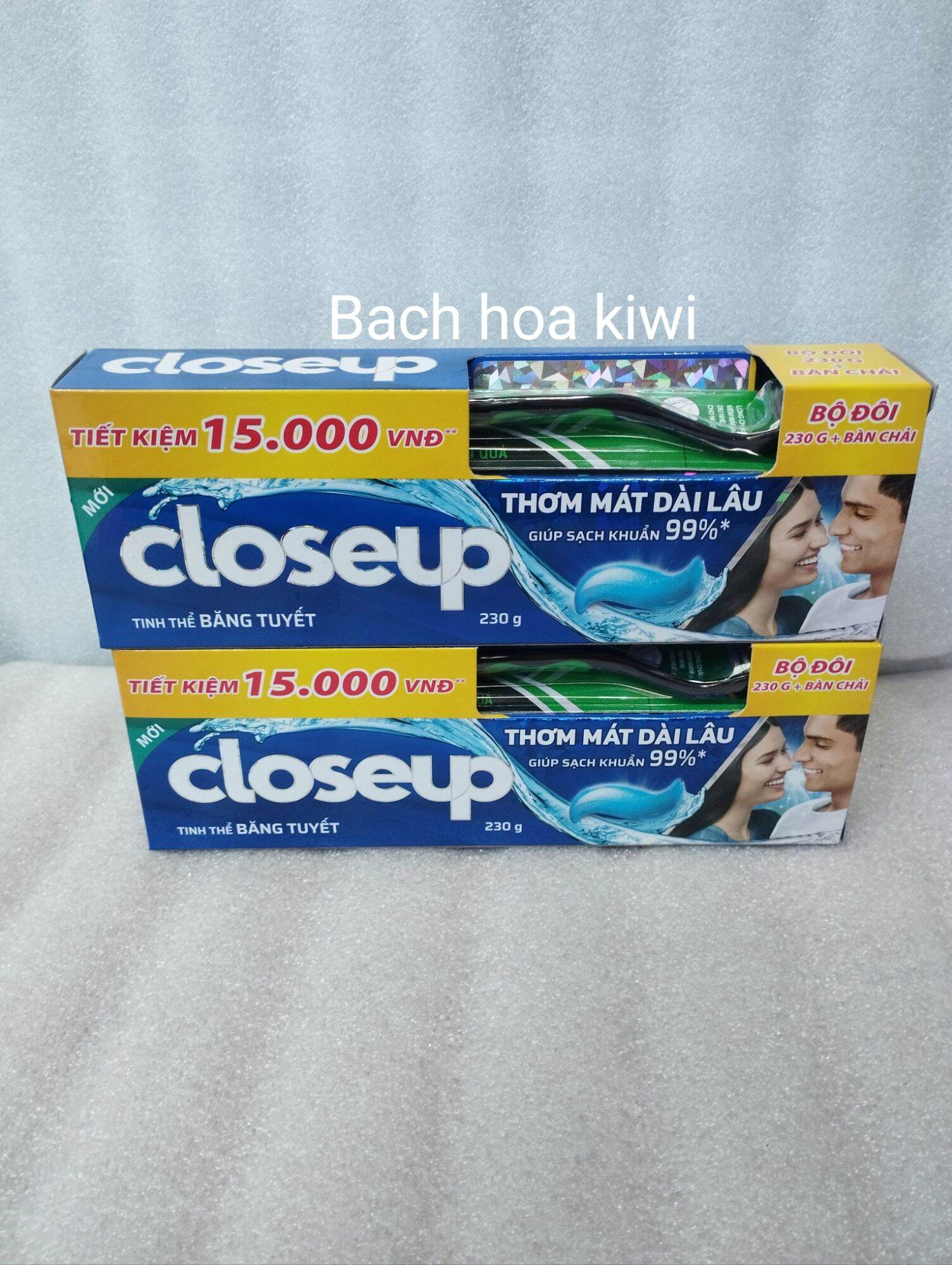 Combo 2 cây kem đánh răng closeup lộc đề 230g / 180g