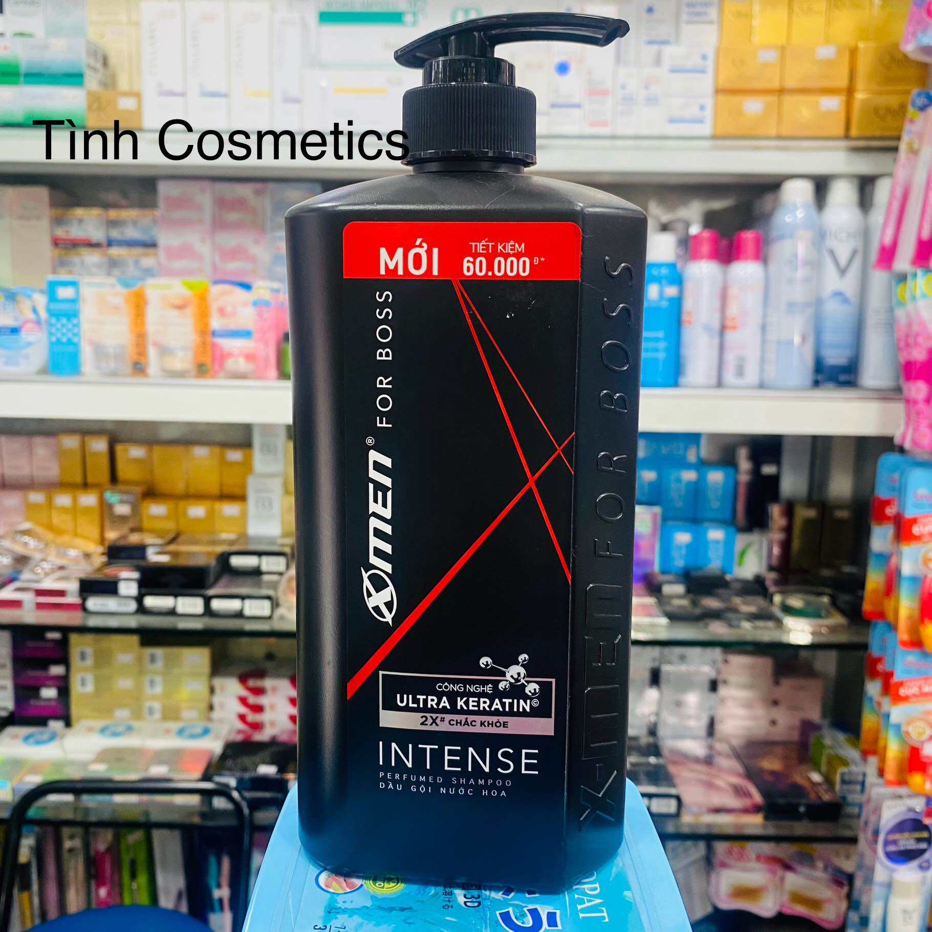 Dầu gội Xmen, dầu gội nước hoa cao cấp Xmen For Boss Intense 650ml