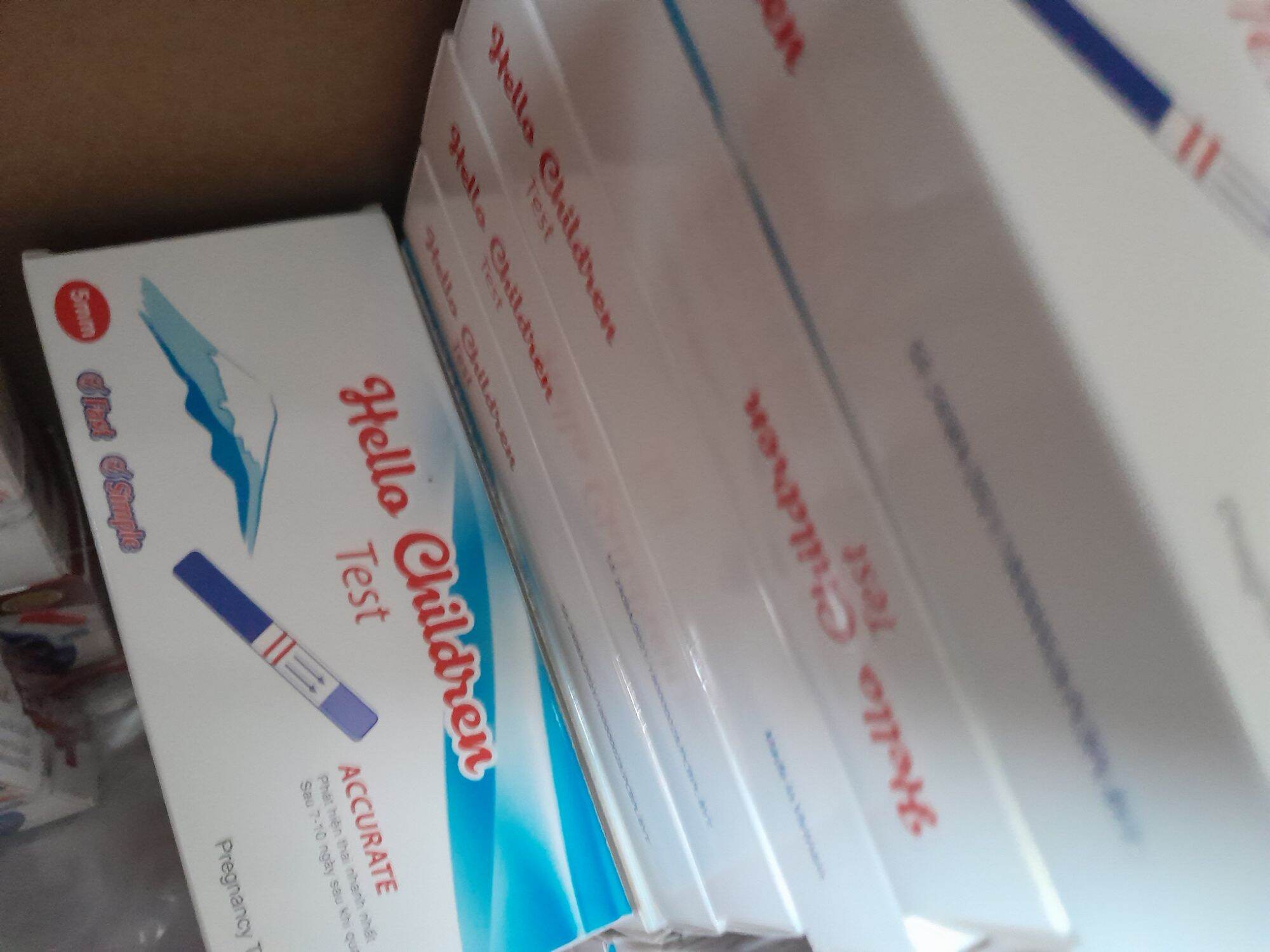 Que thử thai bản 5mm to Hello children