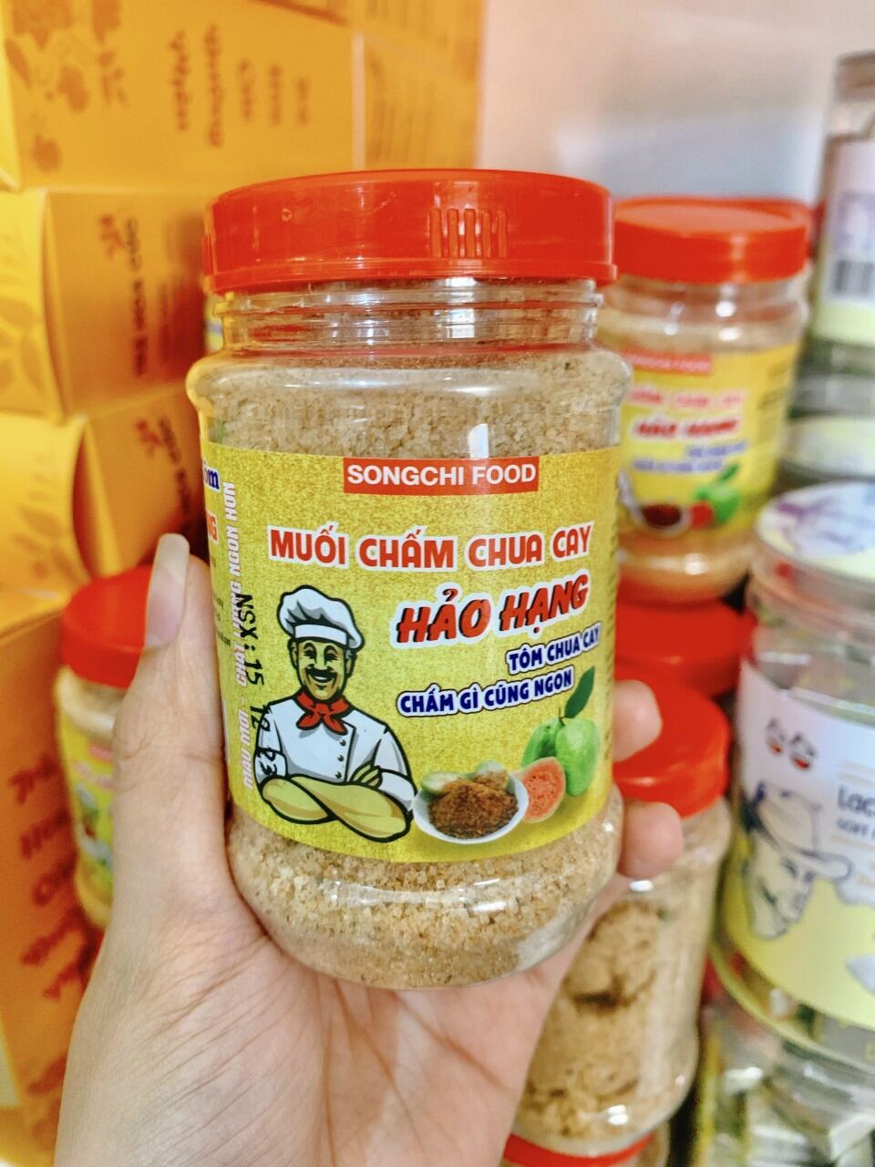 Muối chấm chua cay hảo hạng hủ 200gram ngon xuất sắc không cưỡng nổi. Muối chấm chua cay, muối hảo hạng chua cay, muối chấm hảo hạng, muối chấm chua cay hảo hảo.