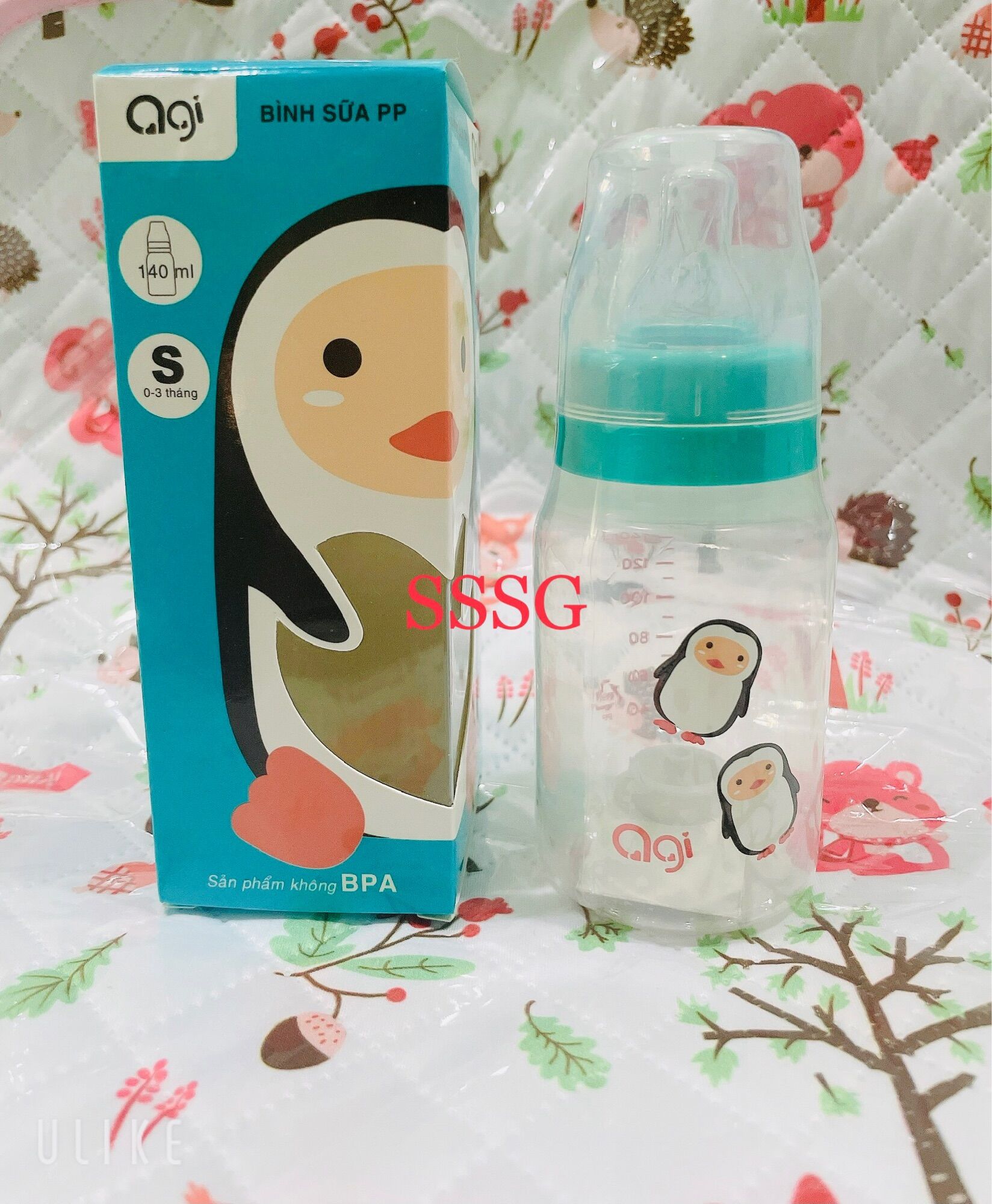 Bình sữa PP Agi 60ml, 140ml, 250ml