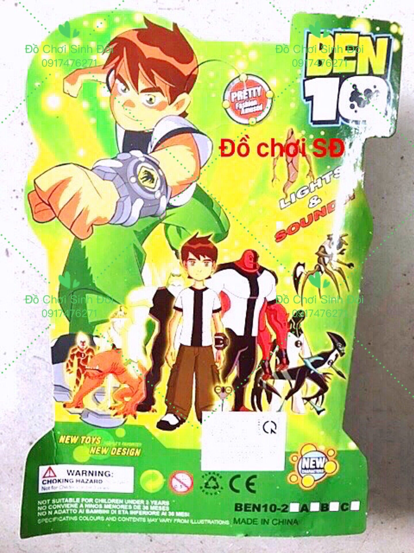 Đồng hồ Ben10 - bắn đĩa