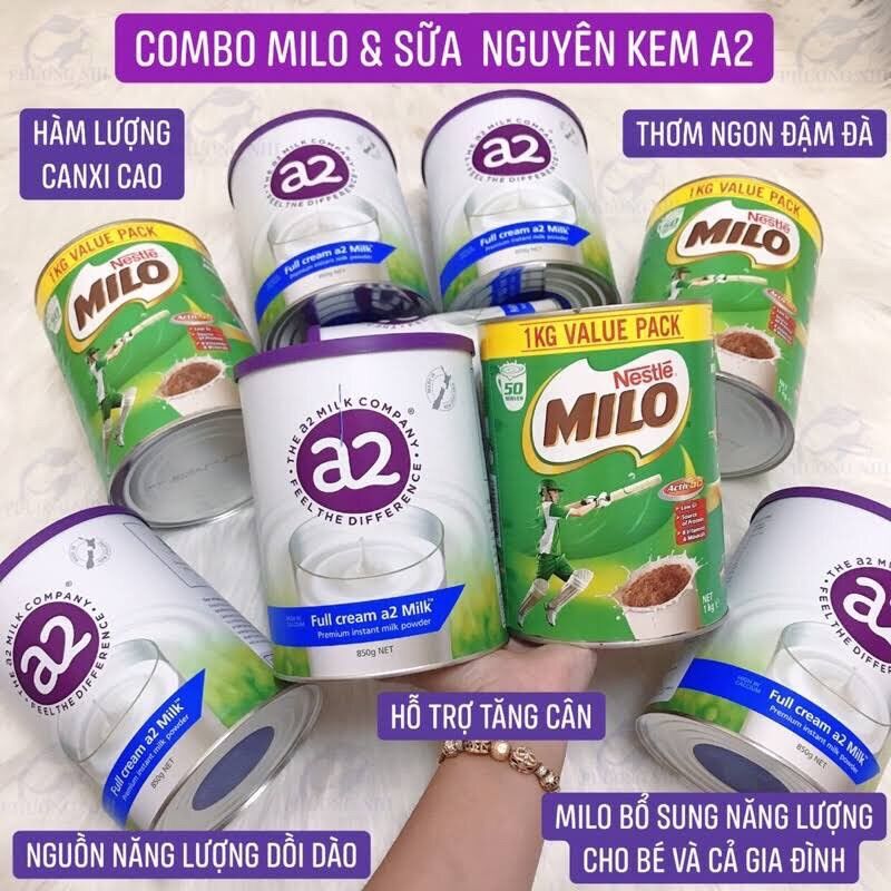 Combo A2 & Milo Úc