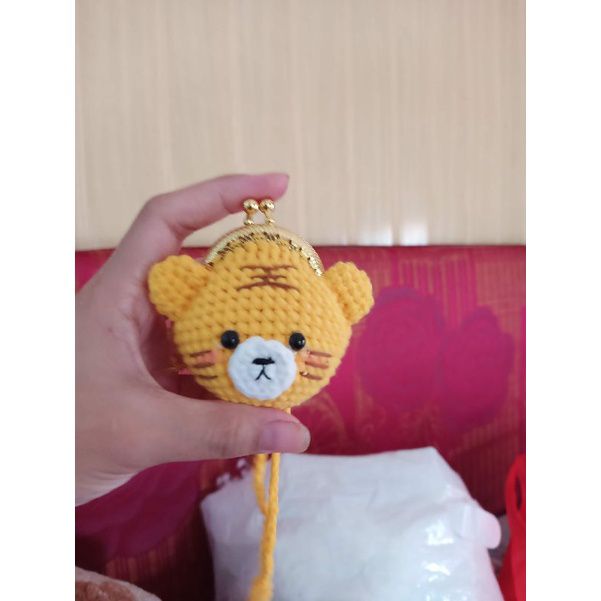 Túi đựng tỏi cho bé hình con hổ