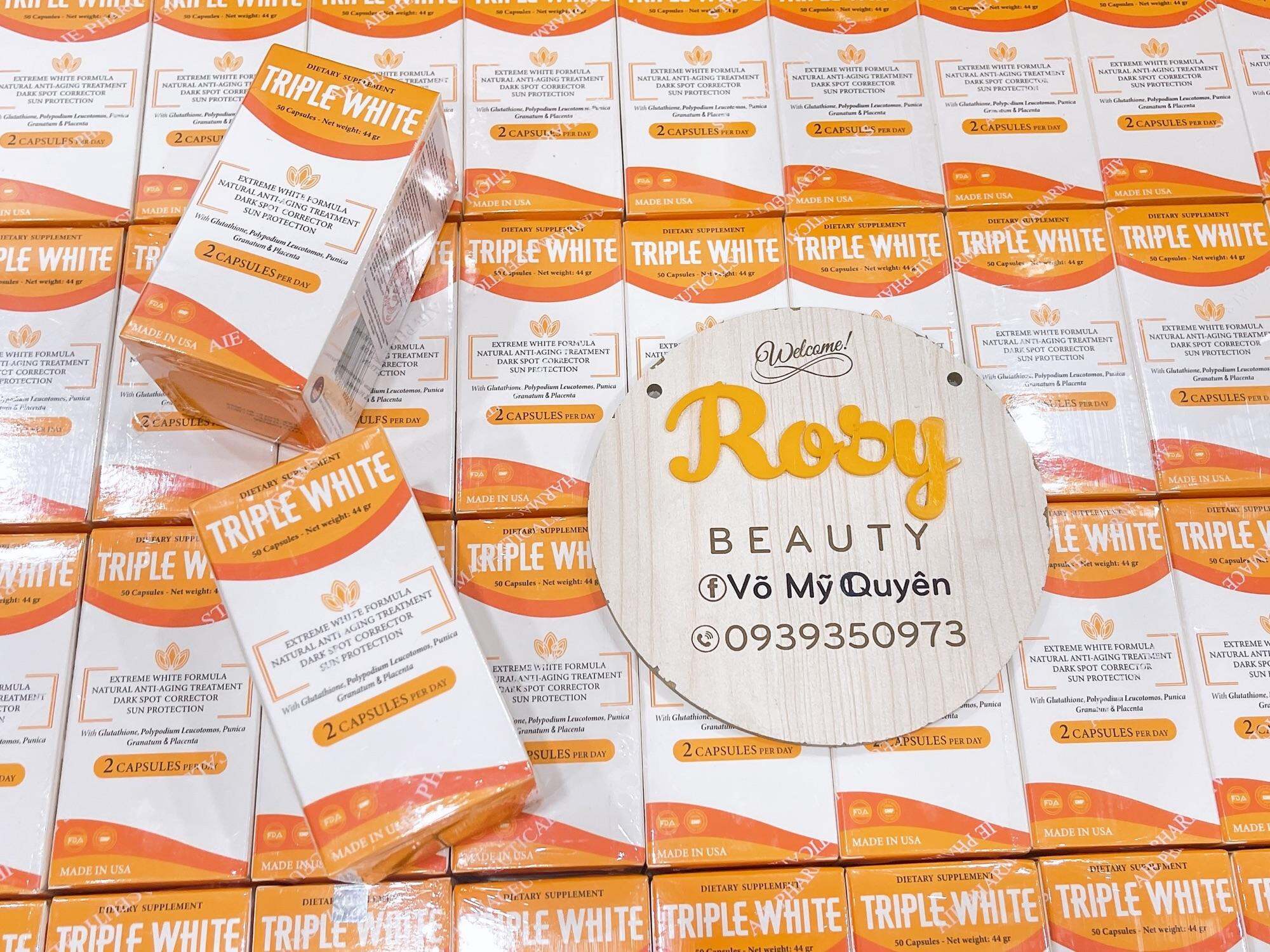 VIÊN UỐNG TRẮNG DA TRIPLE WHITE