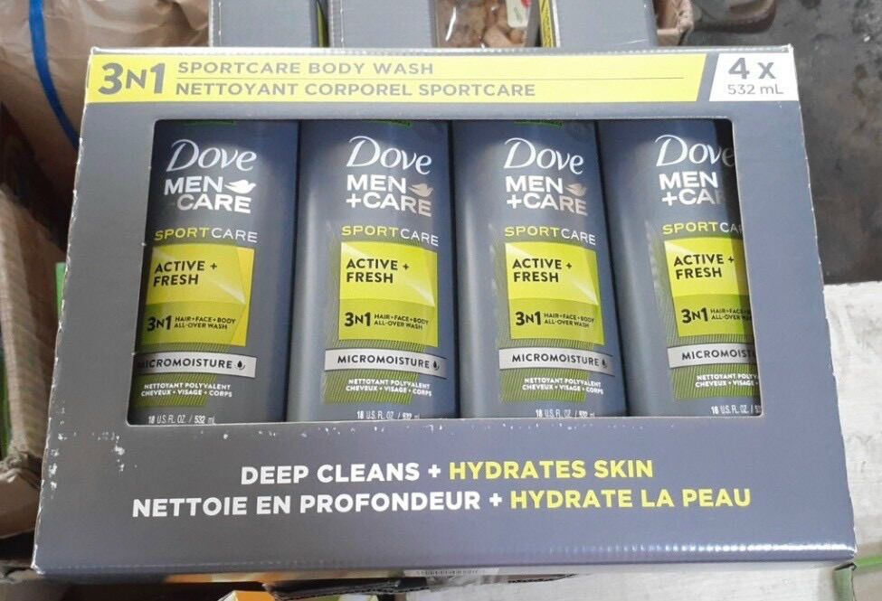 Sữa tắm gội dove men care active fresh 3in1 cho nam- 532ml