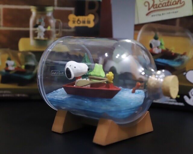Bộ 6 Snoopy Terrarium On Vacation