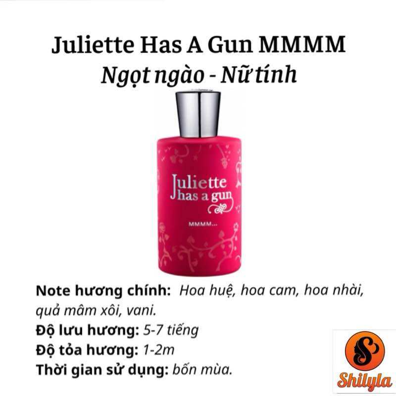 Juliette Has A Gun Mmmm… - Nước Hoa Unisex chiết 10ml Chính Hãng