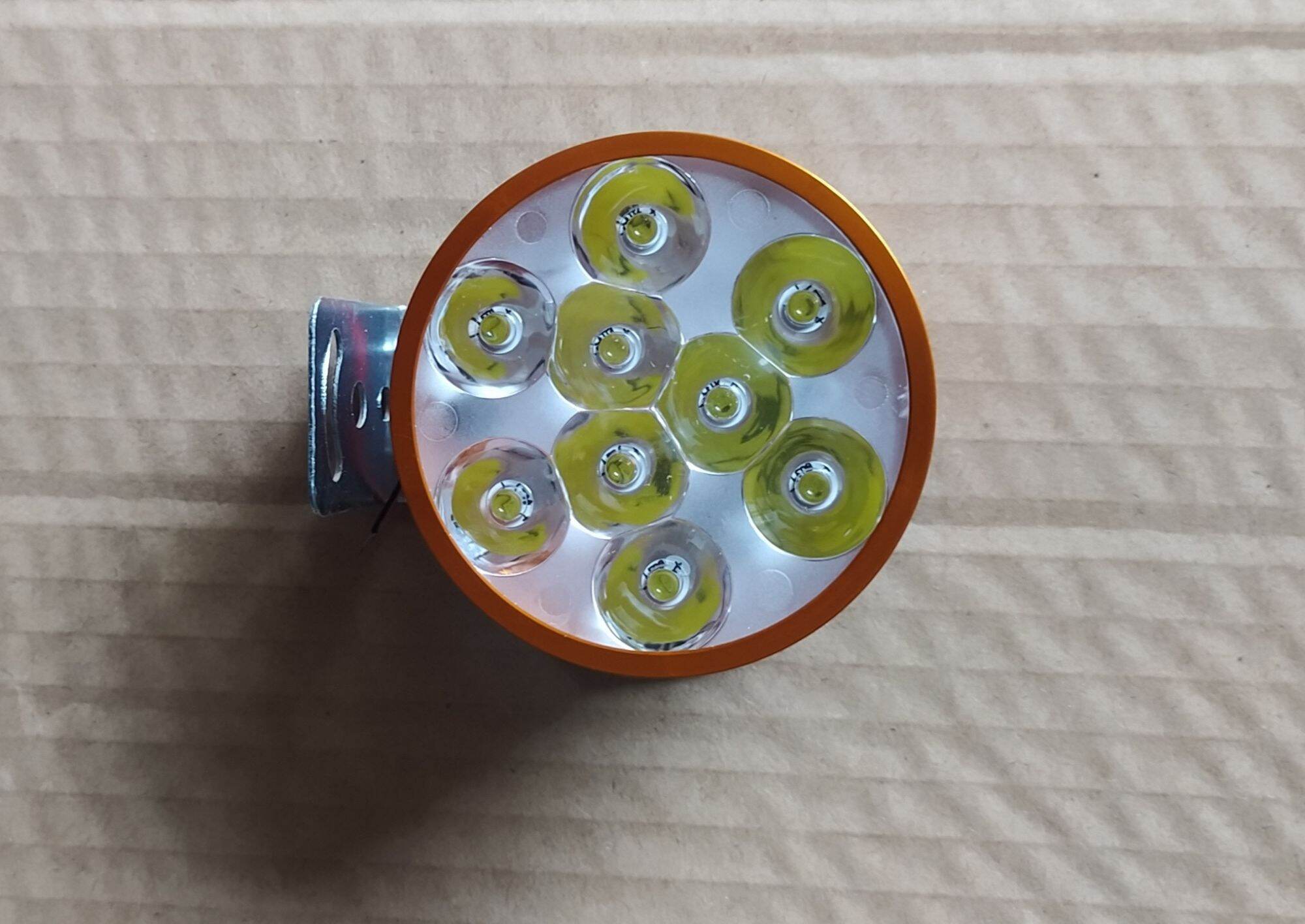 Đèn pha Led siêu sáng 9 bóng ( 12v-72v )