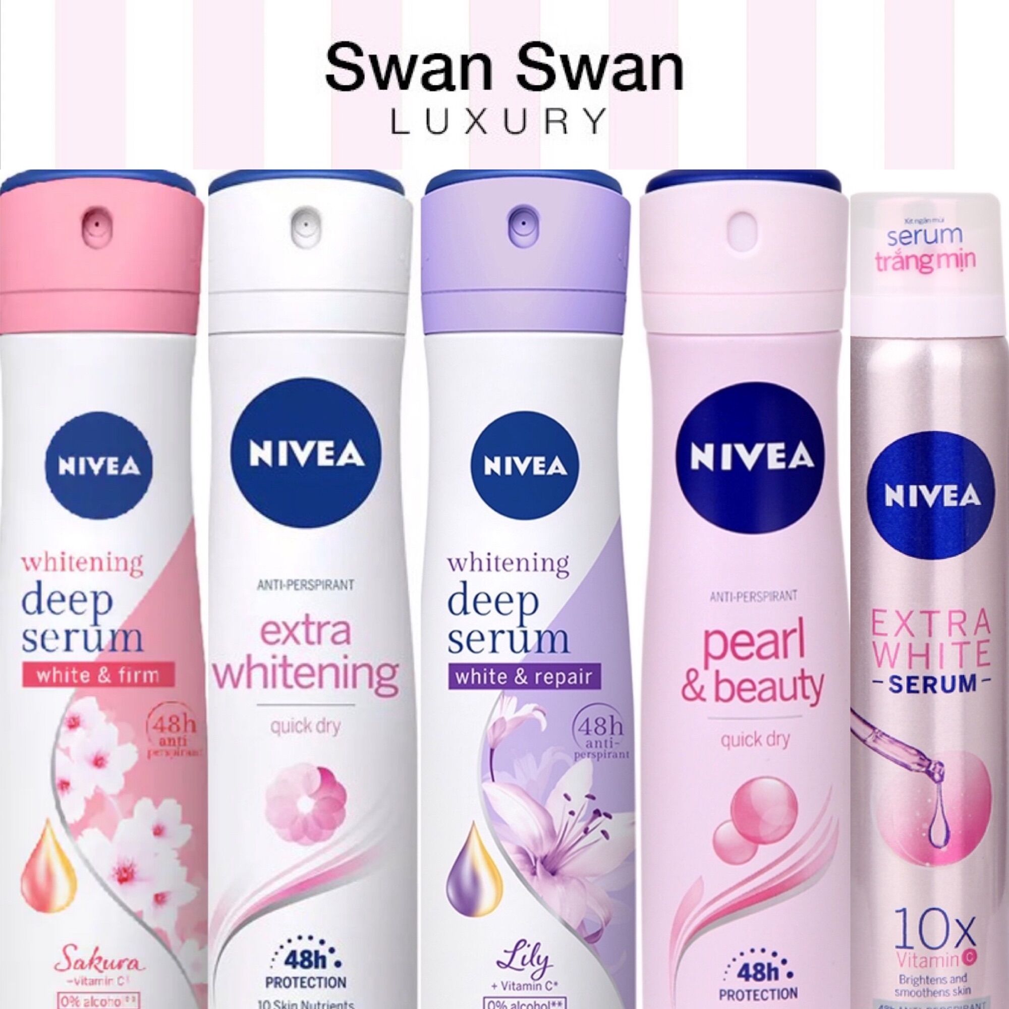 [Nhập RAISINGSTAR18, giảm 30k cho đơn 99k]Xịt Khử Mùi Cơ Thể Nivea Ngọc Trai 150ml