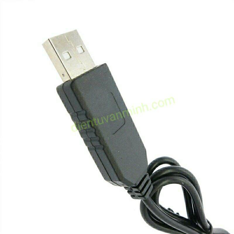 Cáp chuyển đổi nguồn USB 5V qua 12V DC 5.5x2.1mm